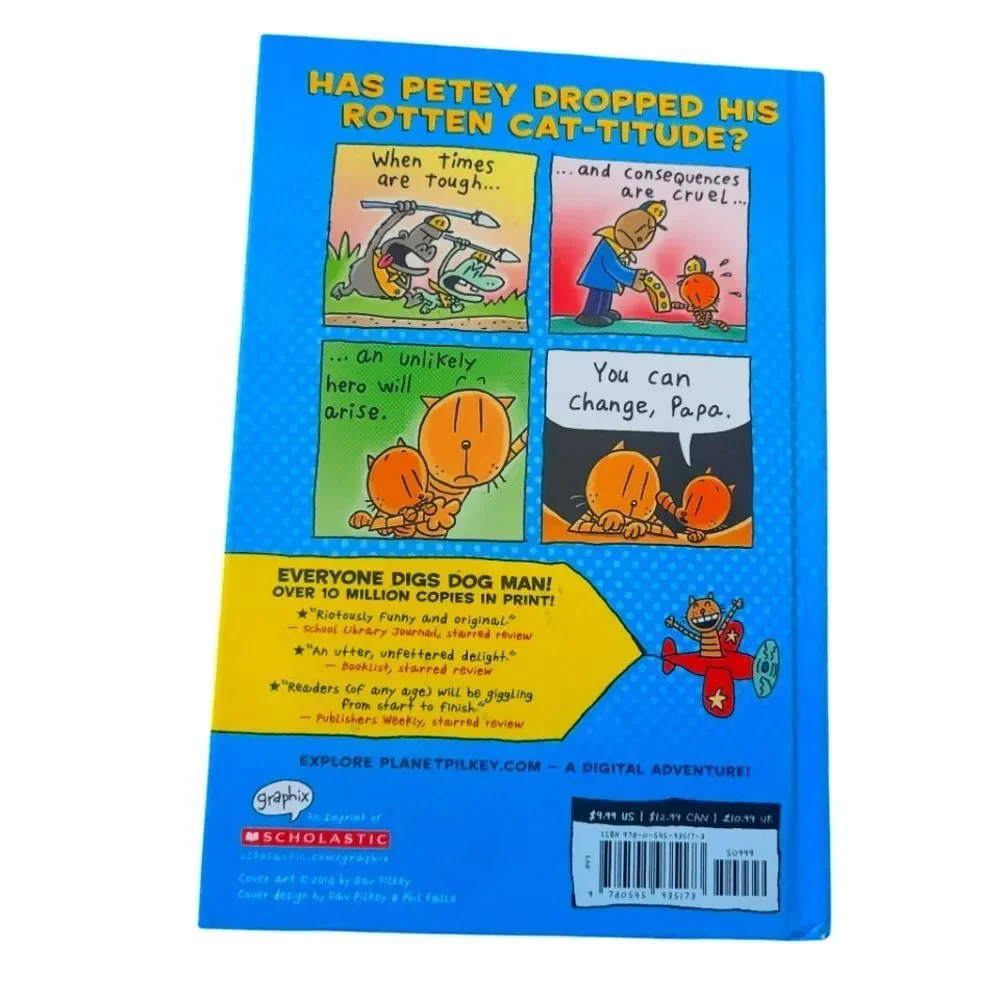 3/$20 DOGMAN LORD‎ OF THE FLEAS Dav Pilkey Hardbound NWT
